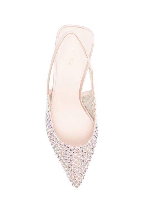 Mesh sandals decorated with crystals Le Silla | 2299U060P1PPSAS158